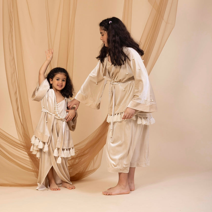 Kids Kimono light gold