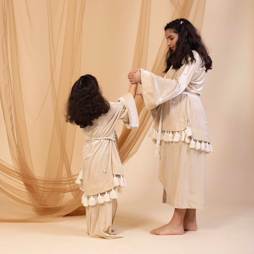Kids Kimono light gold