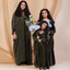 Kids Velvet Chantilly Olive