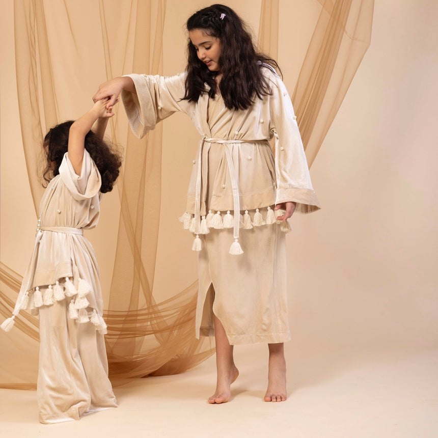 Kids Kimono light gold
