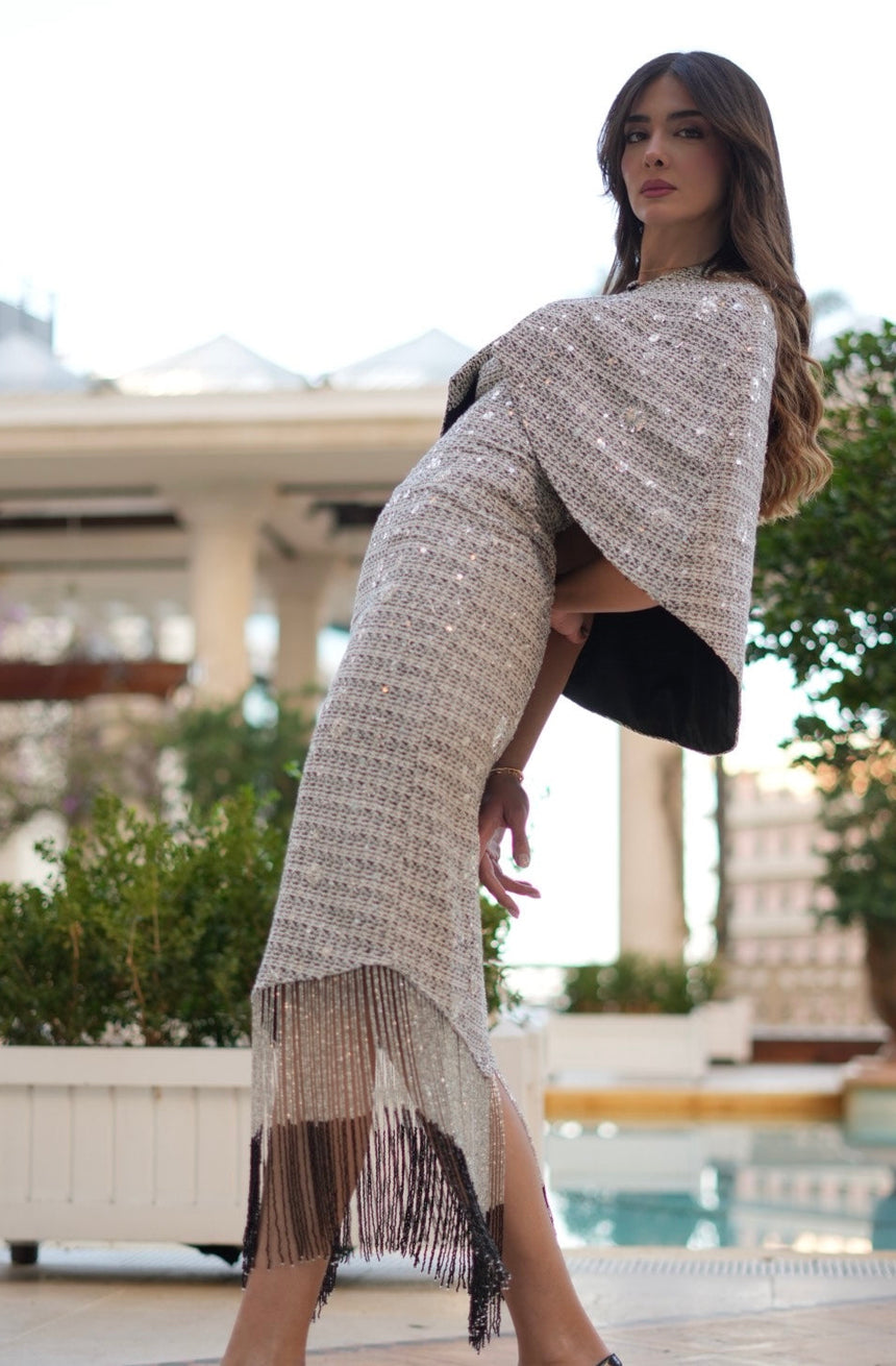 Crystal Beads Silver