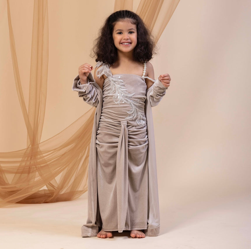 Kids Pearl love grey