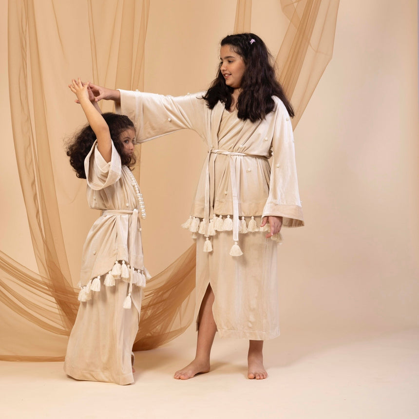 Kids Kimono light gold
