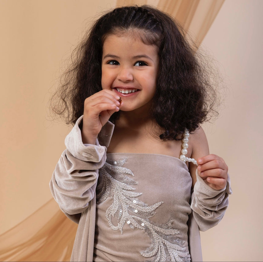 Kids Pearl love grey