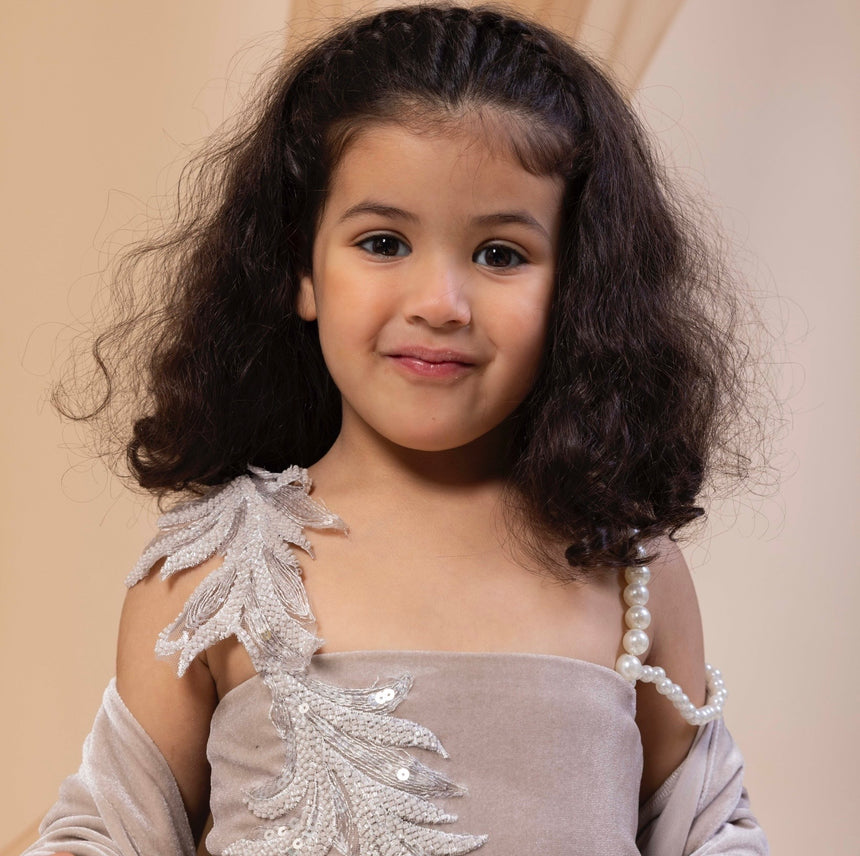 Kids Pearl love grey