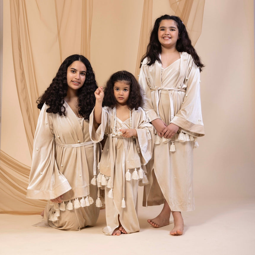 Kids Kimono light gold