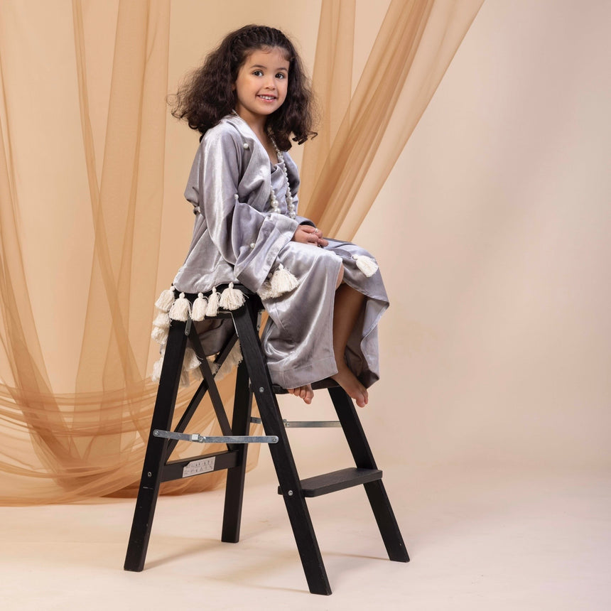 Kids Kimono Silver