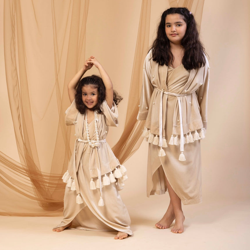 Kids Kimono light gold