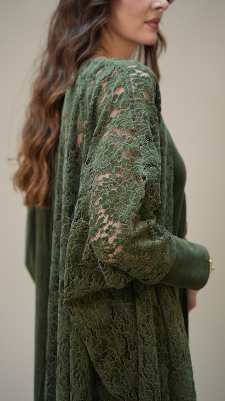 Velvet Chantilly Olive