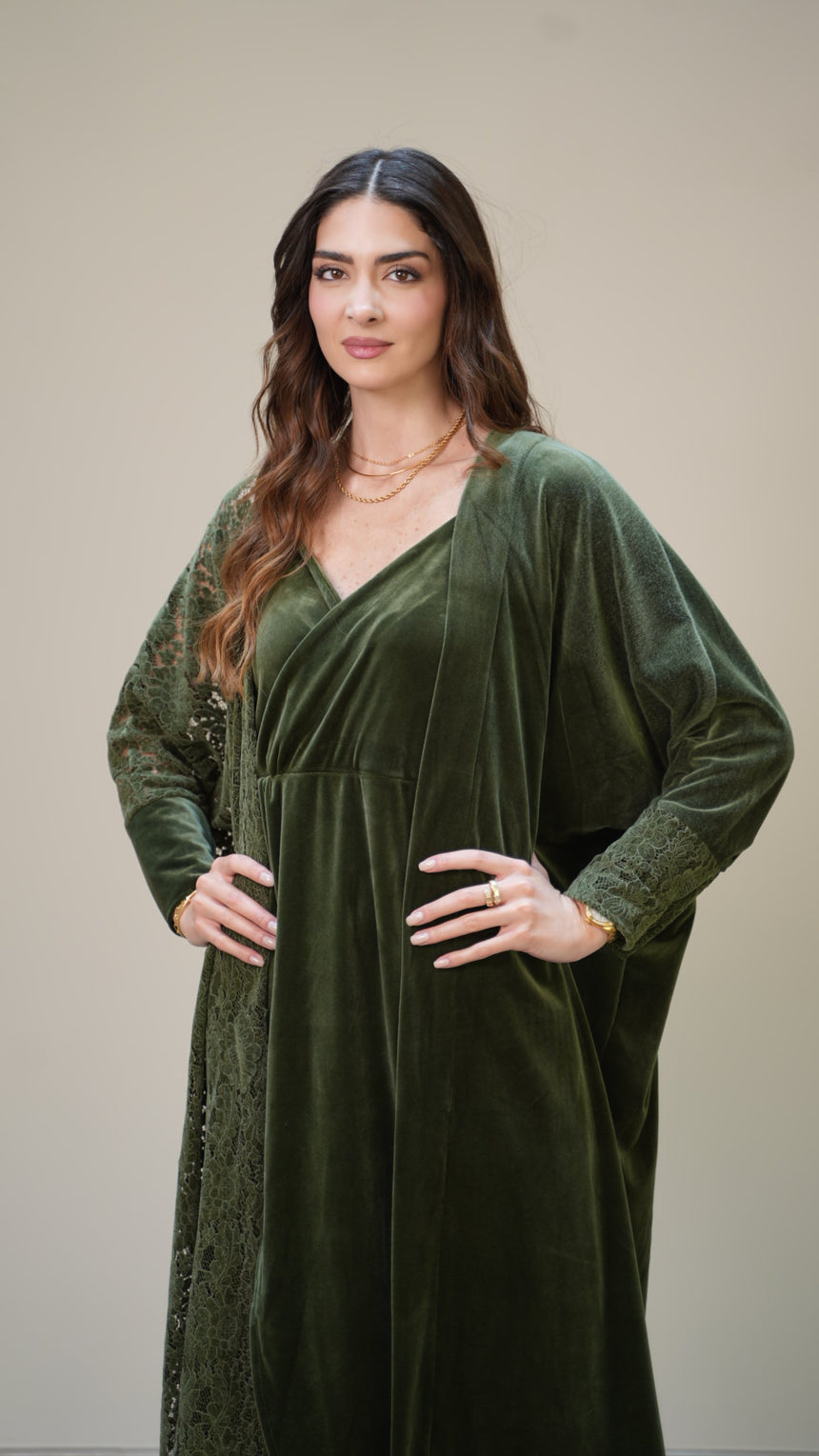 Velvet Chantilly Olive