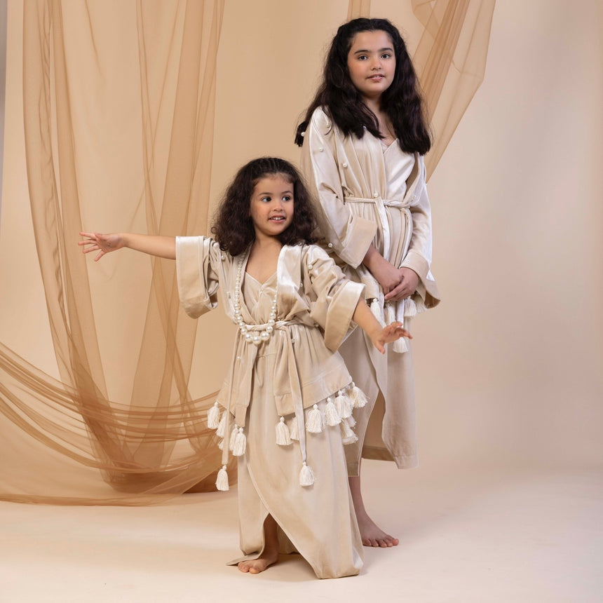 Kids Kimono light gold