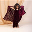 Kids Velvet Chantilly Maroon