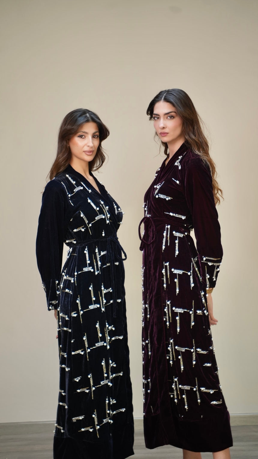 Pearl Earring Maroon